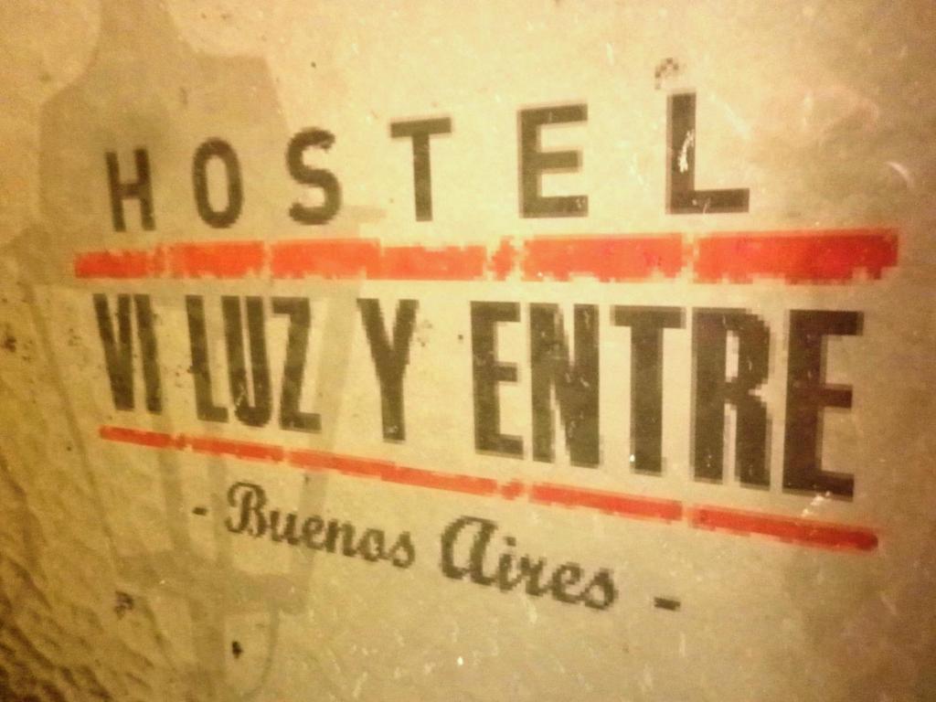 VI Luz Y Entre Hostel Buenos Aires Exteriör bild